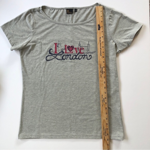 Historic Royal Places I Love London Women's L  Short Sleeve T-Shirt 100% Cotton - Picture 4 of 5